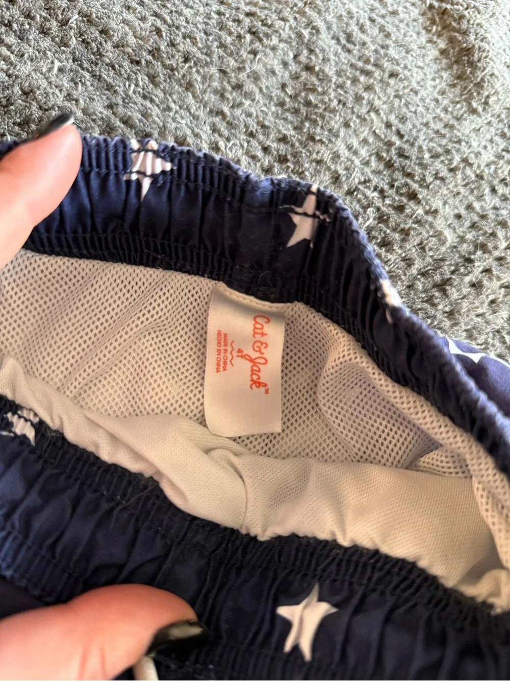 Cat & Jack American Style Swim Trunks